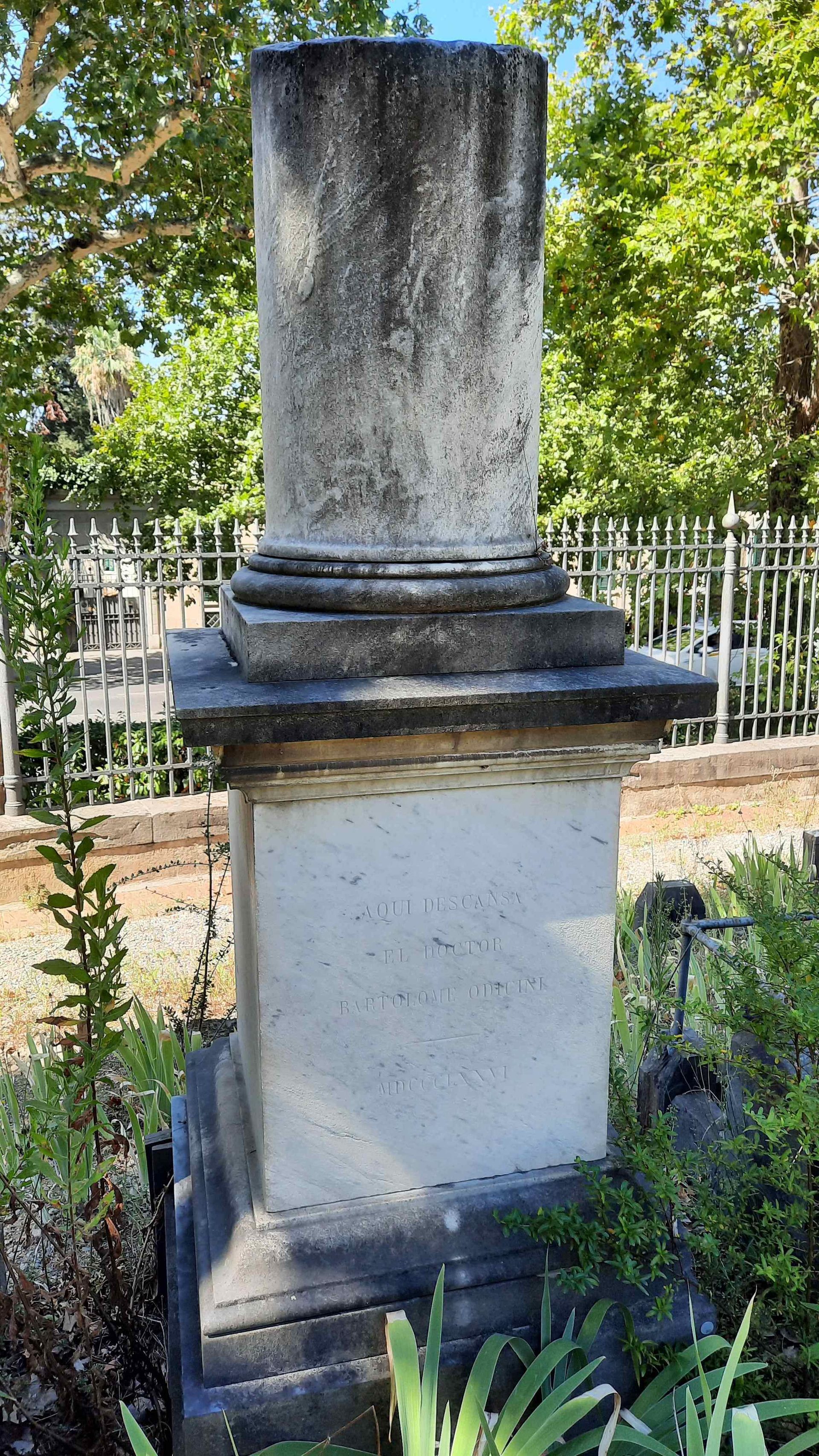 Bartolomeo Odicini's tomb, English Cemetery, Florence - 03b.jpg